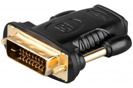 Adapter gniazdo HDMI / wtyk DVI-D 24+1