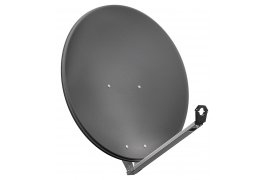 Antena satelitarna aluminiowa 80cm Goobay GRAFITOWA