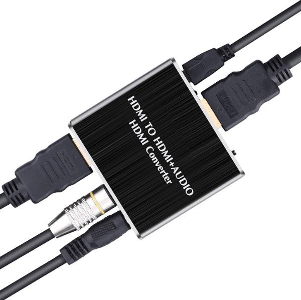 Extractor HDMI na HDMI + Audio optyczne SPDIF Jack 3.5 Spacetronik SPH-AE02