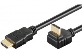 Kabel HDMI Goobay KĄTOWY 1x90st. 2m