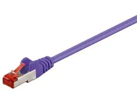 Kabel LAN Patch cord CAT 6 S/FTP LSZH fioletowy 5m