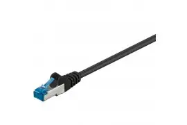 Kabel LAN Patch Cord CAT 6A S/FTP CZARNY 2m