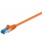 Kabel LAN Patch Cord CAT 6A S/FTP pomarańczowy 0,25m