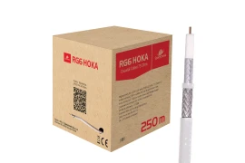 RG6 Cable Spacetronik HOKA 4K 102 CU Dualshield 250m
