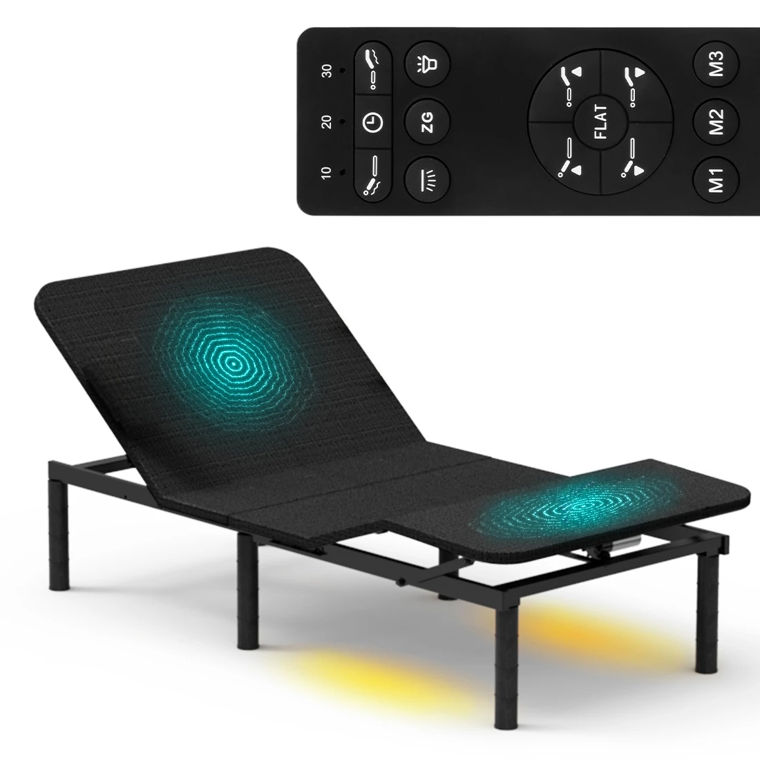 Elektrisch verstellbares Bettgestell Spacetronik Dormee 200x90 cm