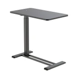 Bett-Tisch mit höhenverstellbarer Funktion Spacetronik BUDDY 08, schwarz Tischplatte und schwarz Gestell